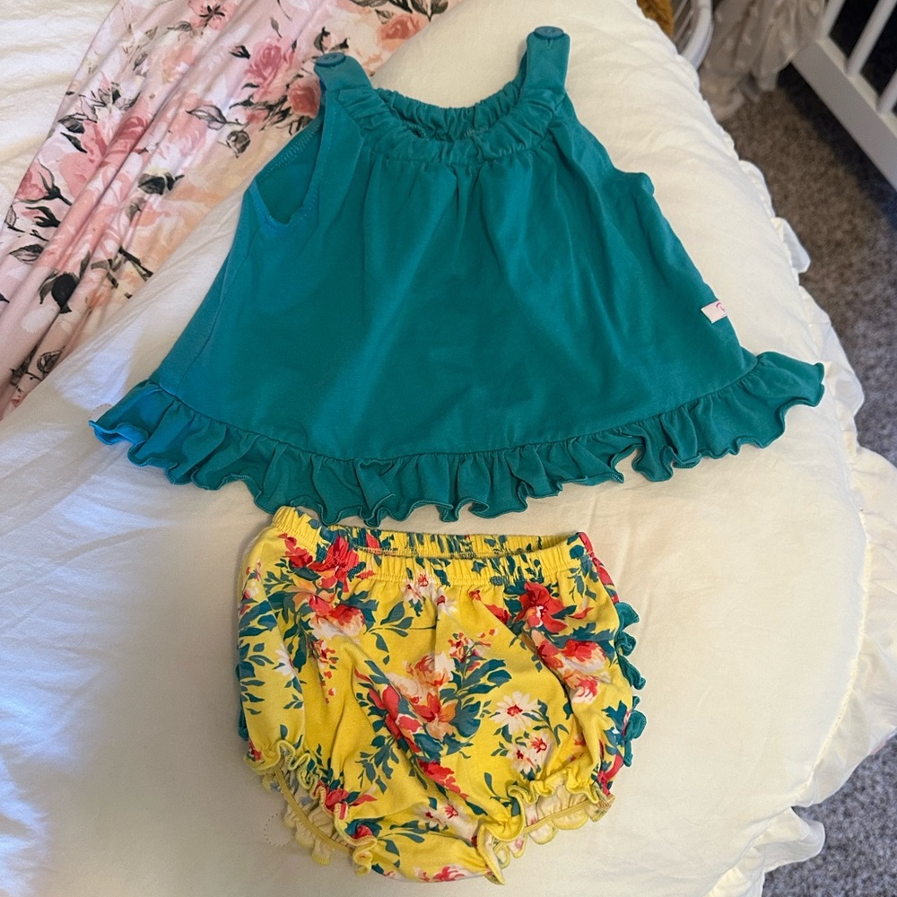 Ruffle butts set